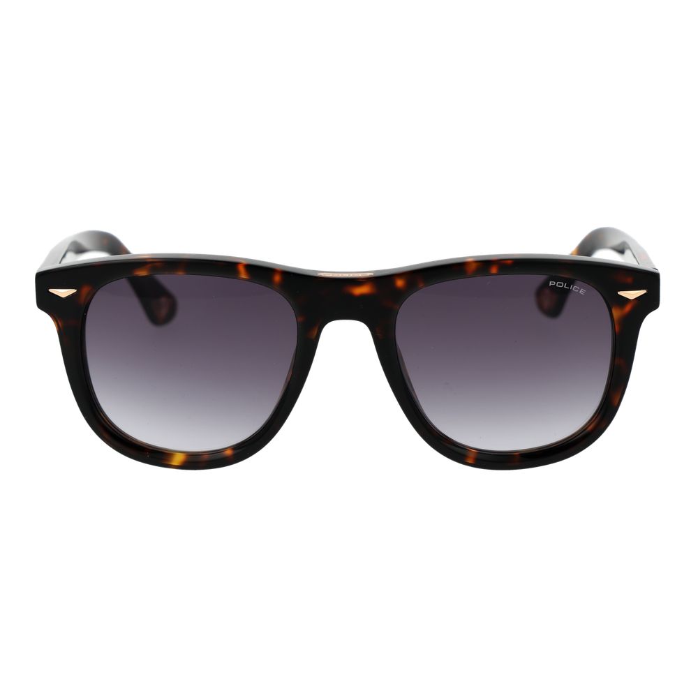 Police Sonnenbrille aus braunem Celluloseacetat