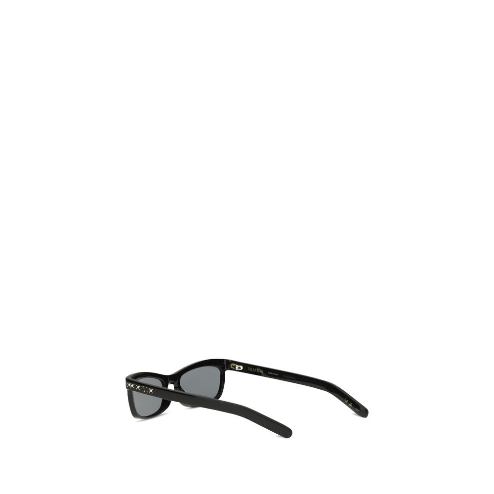 Valentino Garavani Schwarze Sonnenbrille aus Acetat