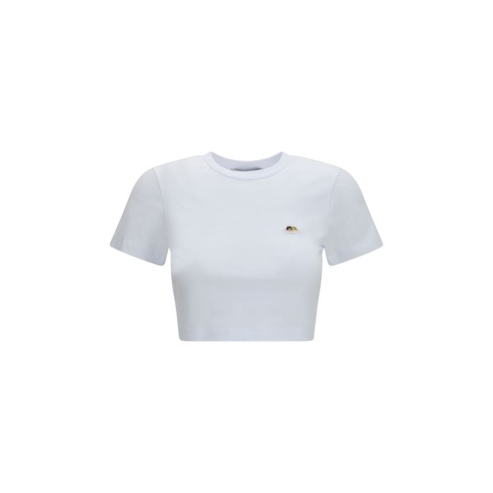 Fiorucci Weißes Baumwoll-T-Shirt