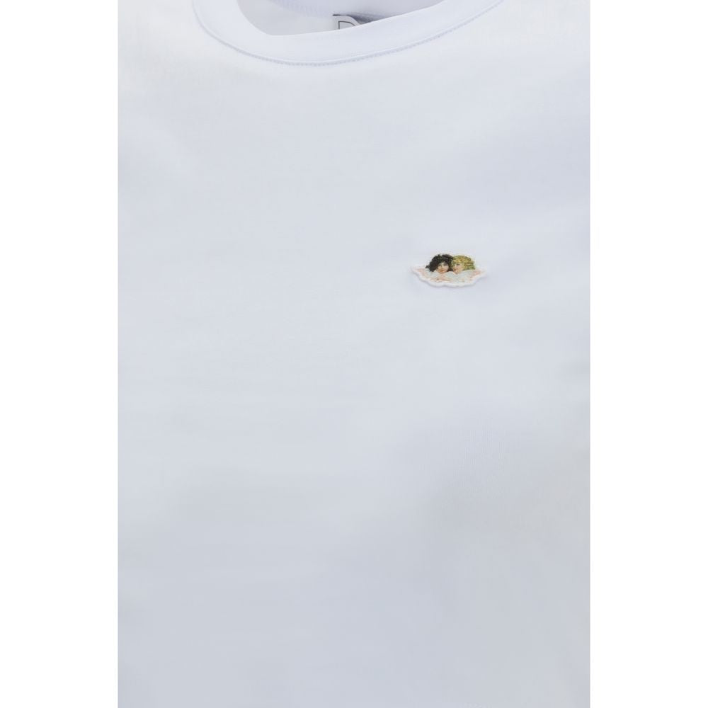 Fiorucci Weißes Baumwoll-T-Shirt