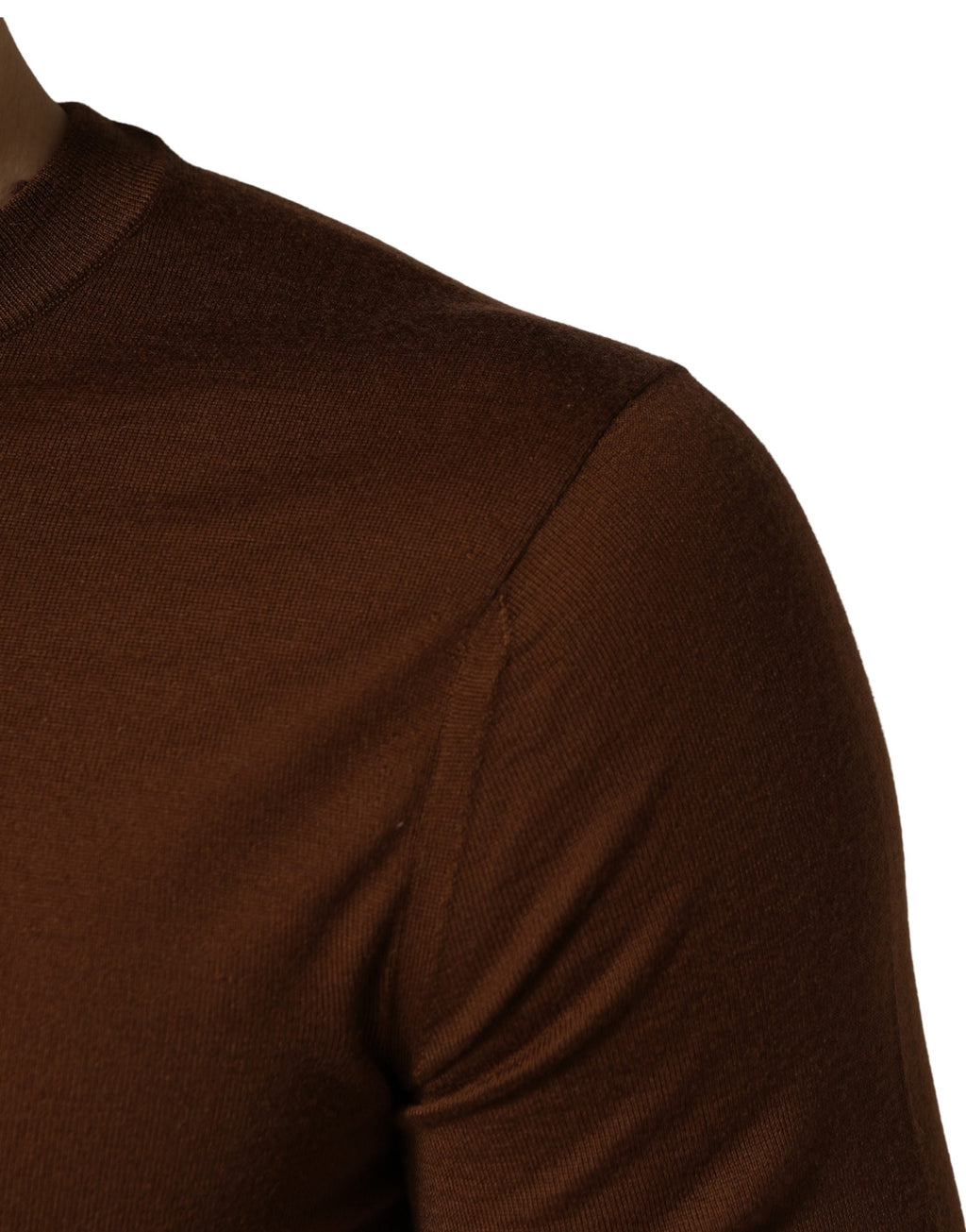 Dolce & Gabbana Brauner Kaschmir-Pullover mit Rundhalsausschnitt für Herren