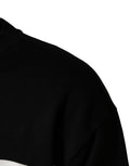 Dolce & Gabbana Schwarzer Milano Baumwoll-Sweatshirtpullover mit Logo