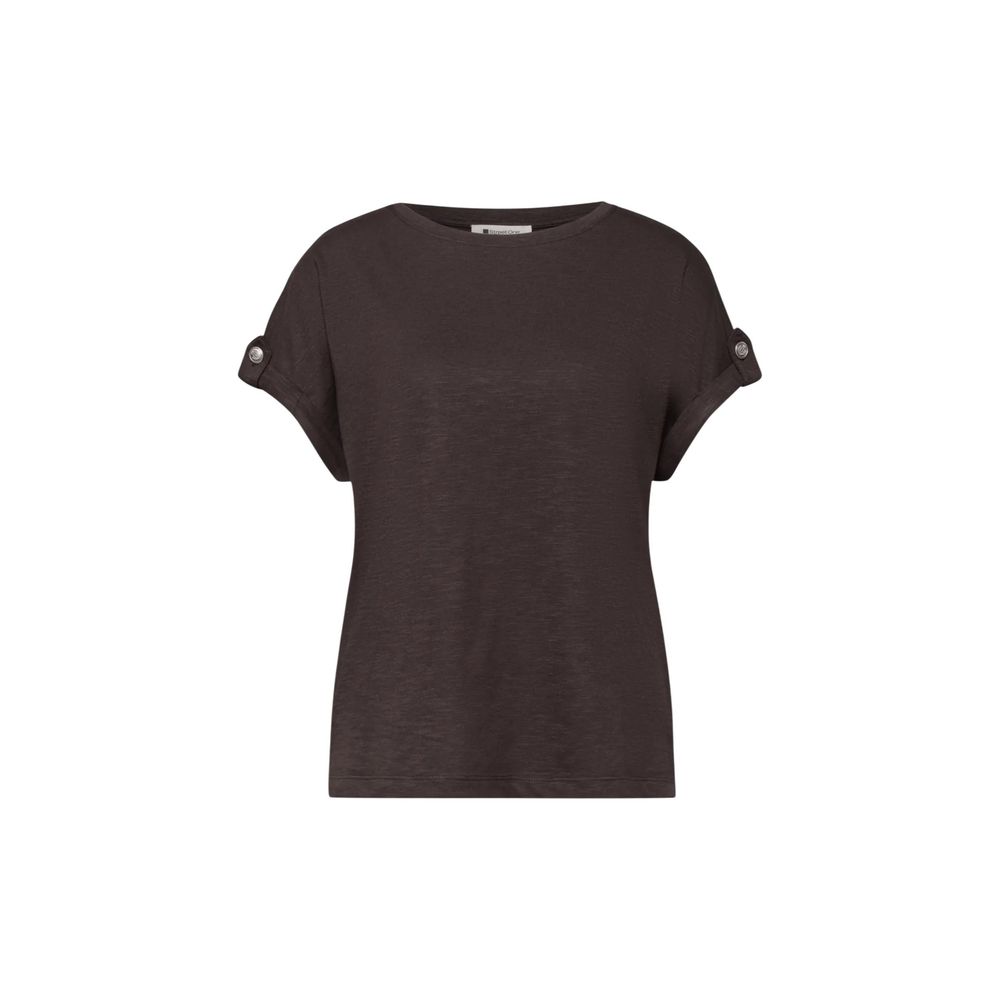 Street One Braunes Baumwoll-T-Shirt