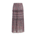 Marant Etoile Lila Baumwollrock Lang