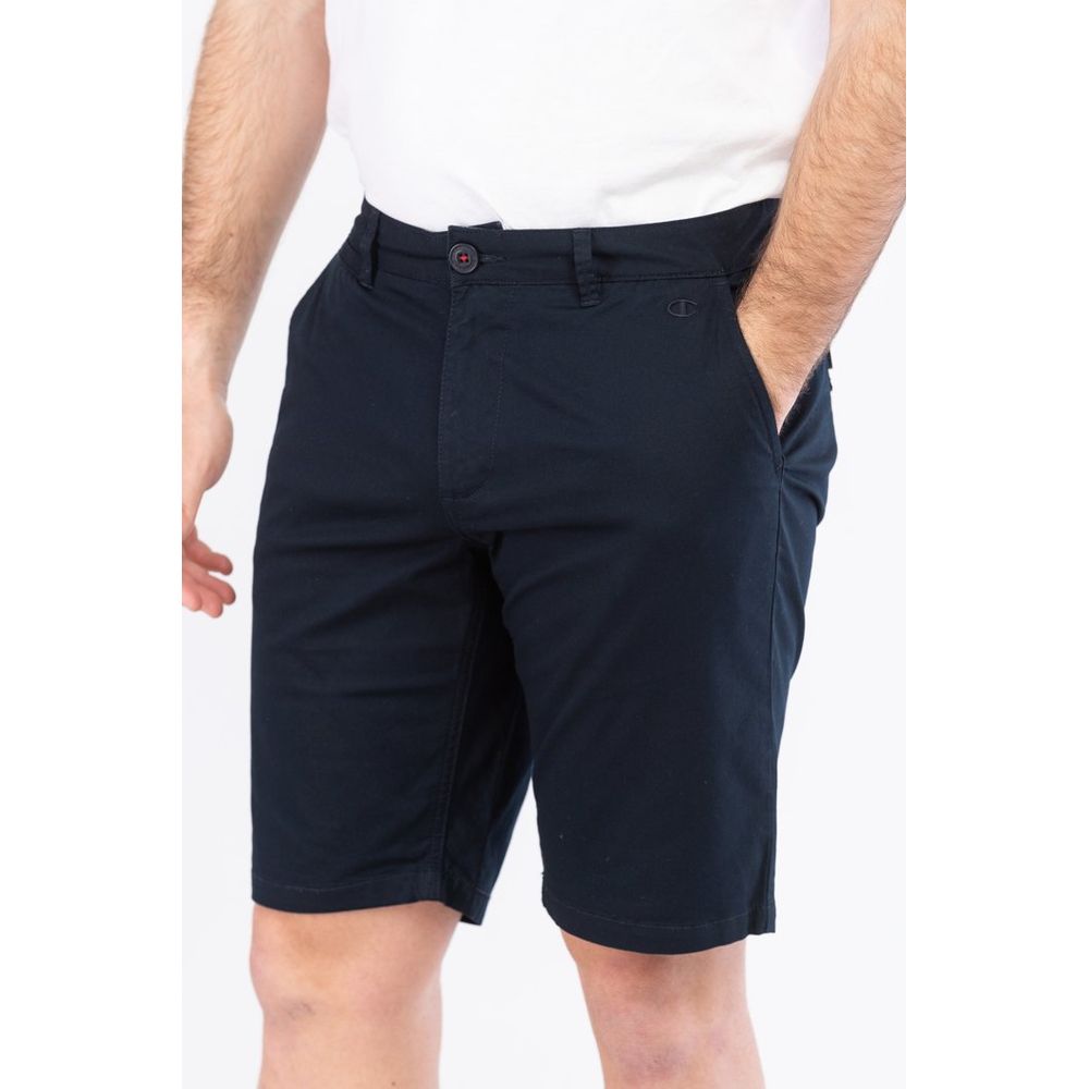 Champion Blaue Bermuda-Shorts aus Leder