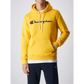 Champion Gelber Baumwoll-Sweatshirt