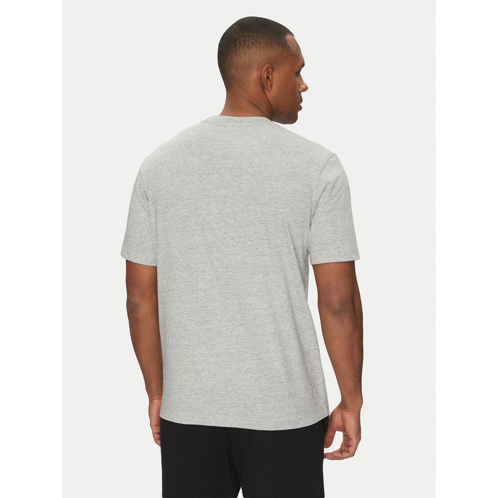 Champion Blaues Baumwoll-T-Shirt