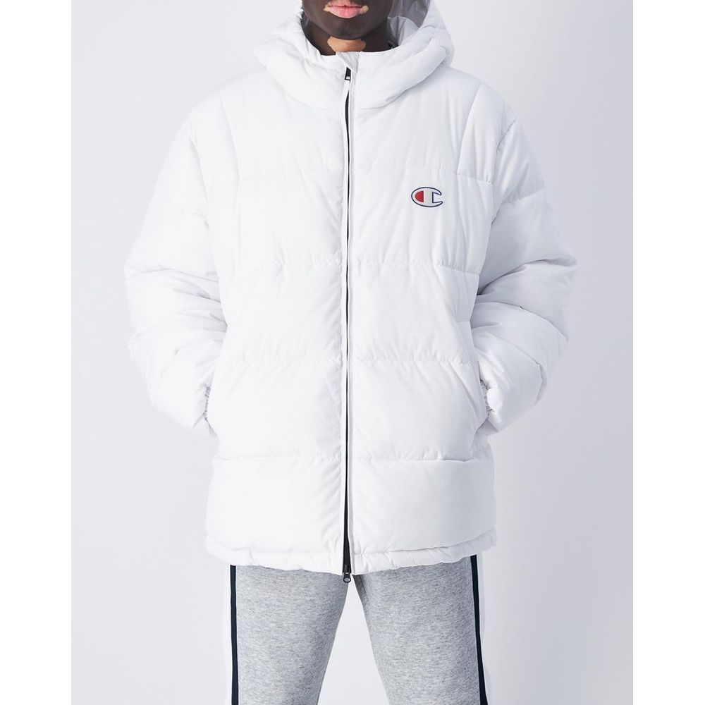 Champion Weiße Polyesterjacke