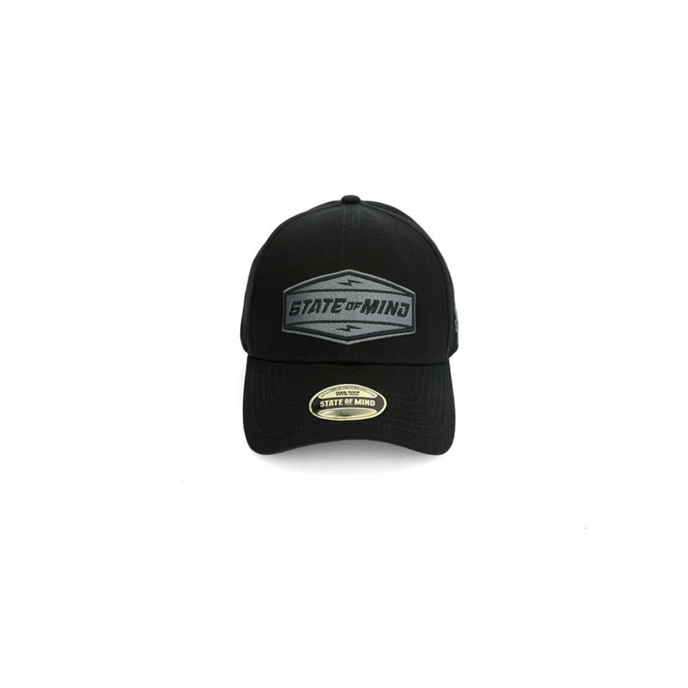 5TATE OF MIND Schwarze Baumwollkappe (Baseball Cap)