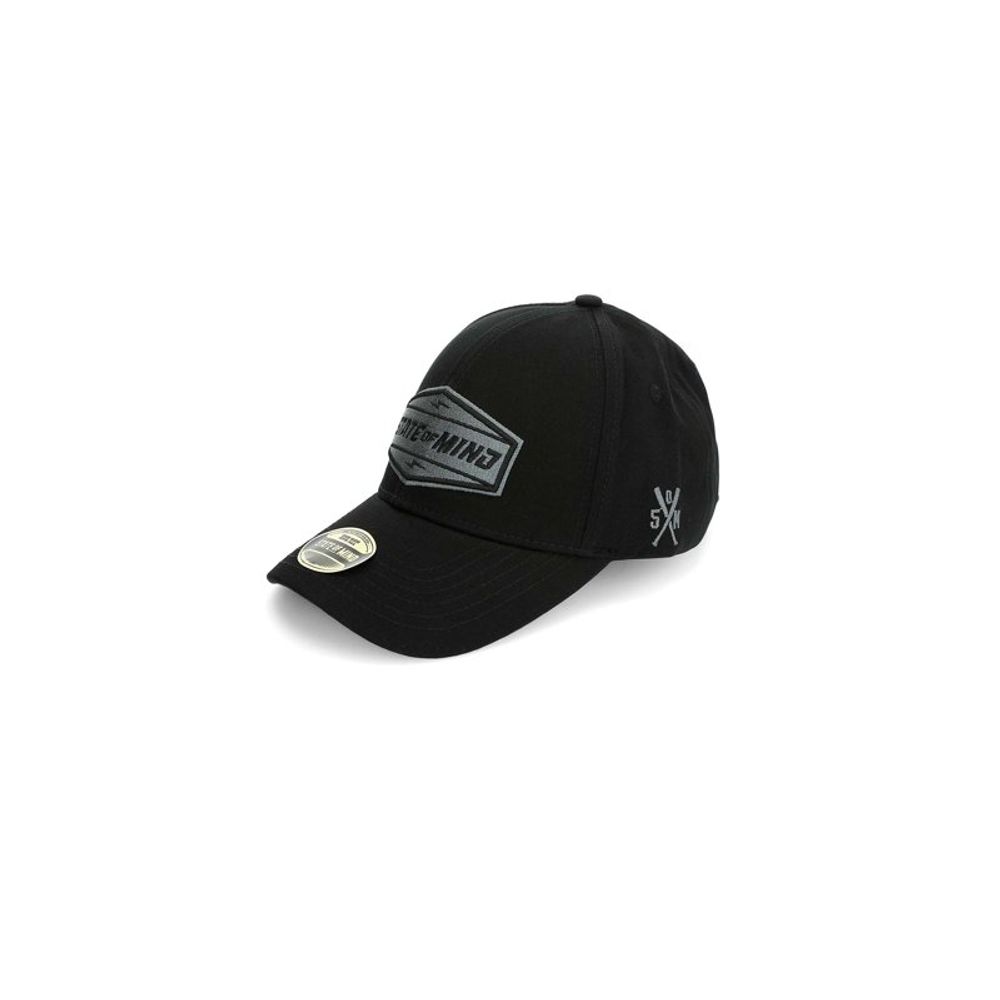 5TATE OF MIND Schwarze Baumwollkappe (Baseball Cap)