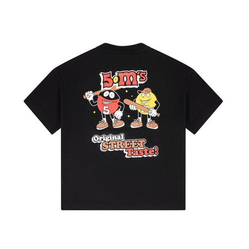 5TATE OF MIND Schwarzes Baumwoll-T-Shirt
