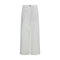 Brunello Cucinelli Weiße Baumwollhose im Casual-Look