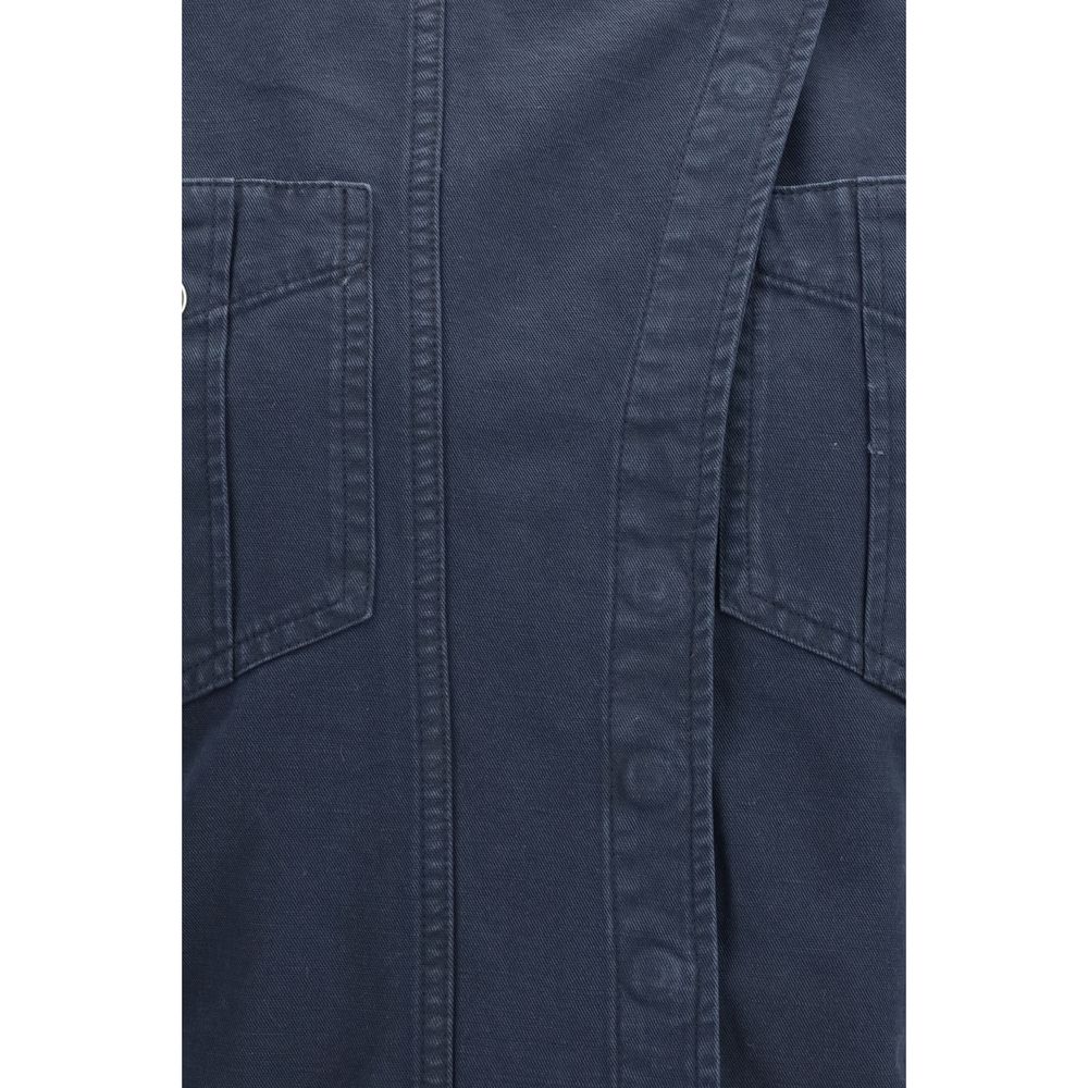 Marant Etoile Blaues Baumwoll-Freizeitkleid