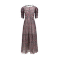 Marant Etoile Multicolor Cotton Casual Dress