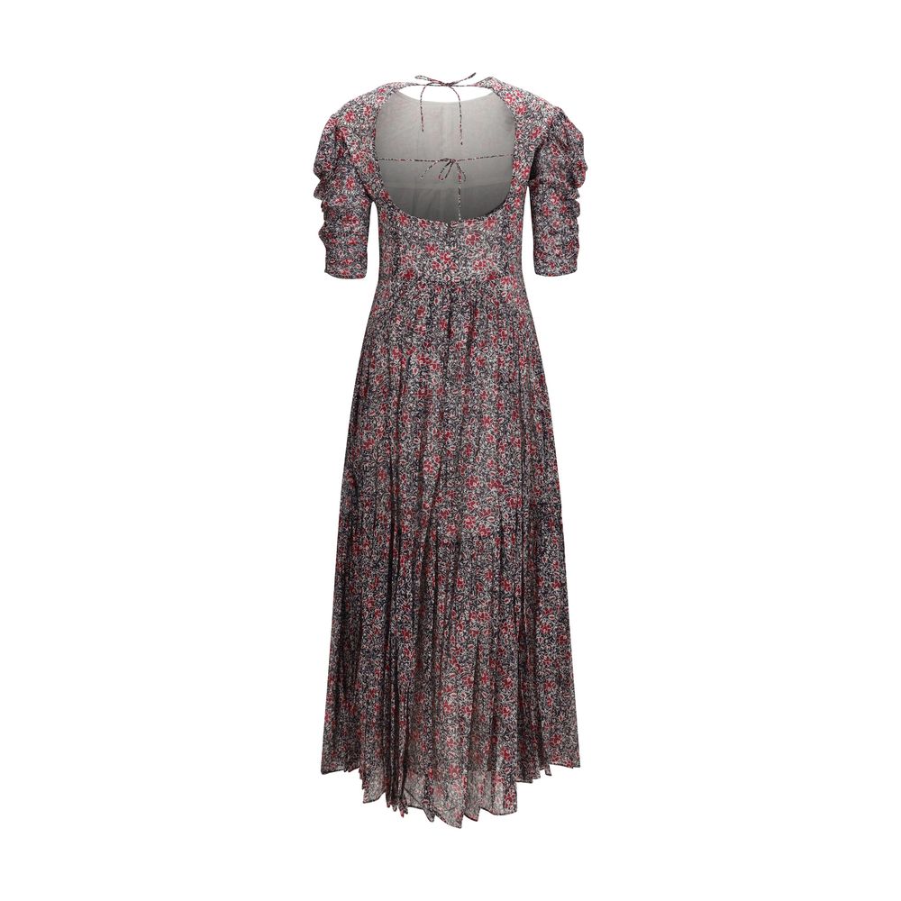 Marant Etoile Multicolor Cotton Casual Dress