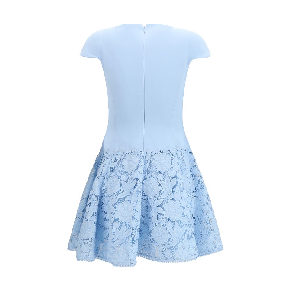 Self-Portrait Blaues Freizeitkleid aus Polyester