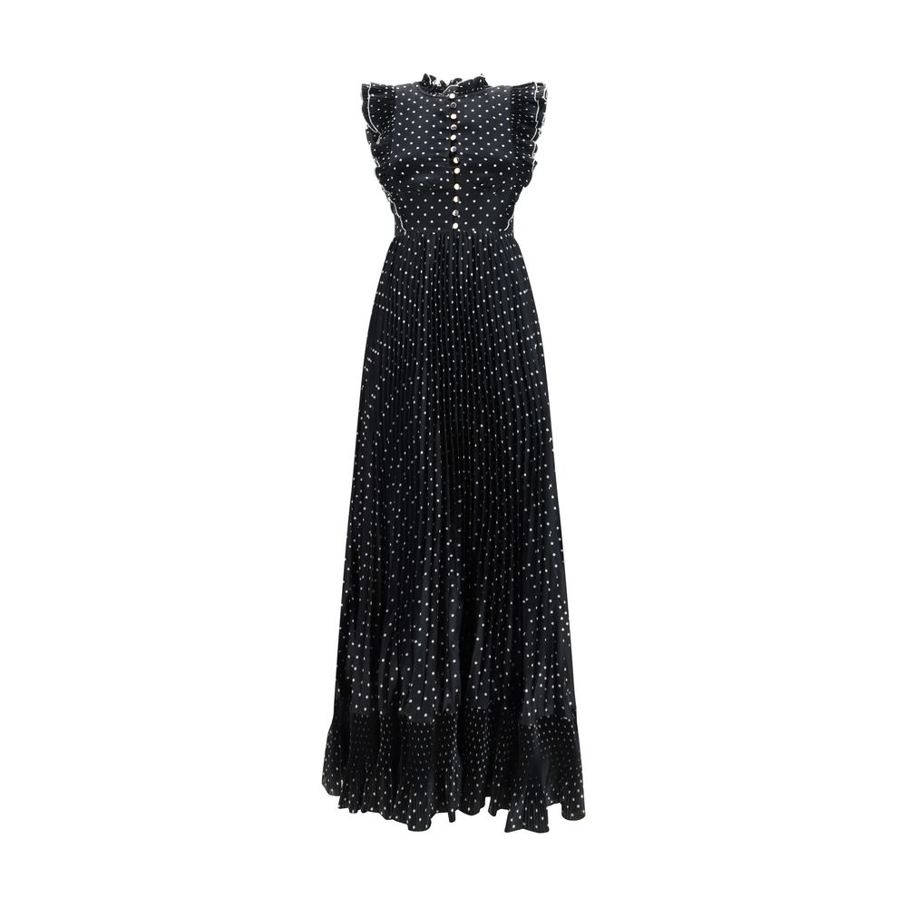Self-Portrait Schwarzes Freizeitkleid aus Polyester