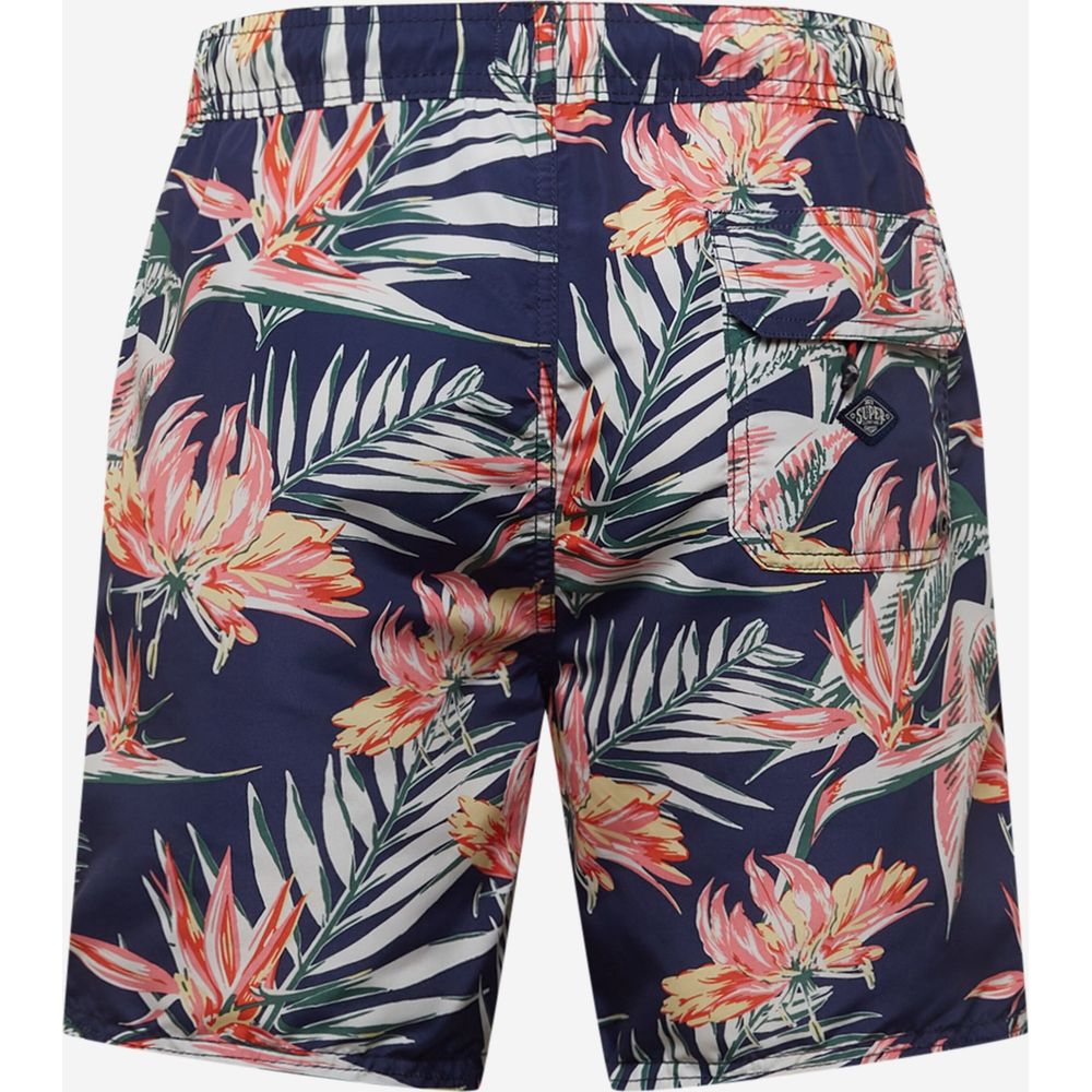Superdry Blaue Badeshorts aus Polyester
