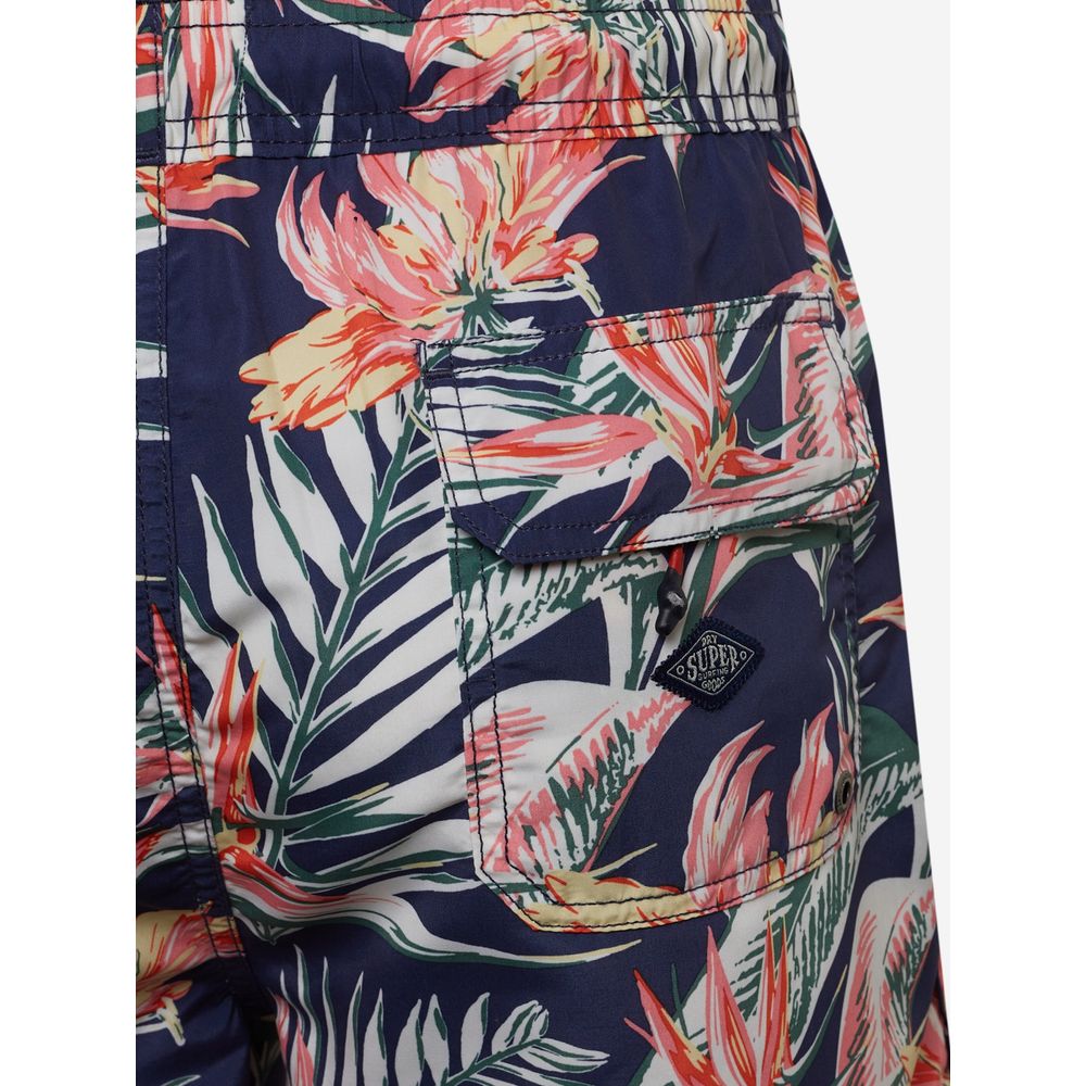 Superdry Blaue Badeshorts aus Polyester