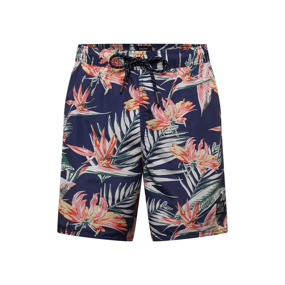 Superdry Blaue Badeshorts aus Polyester