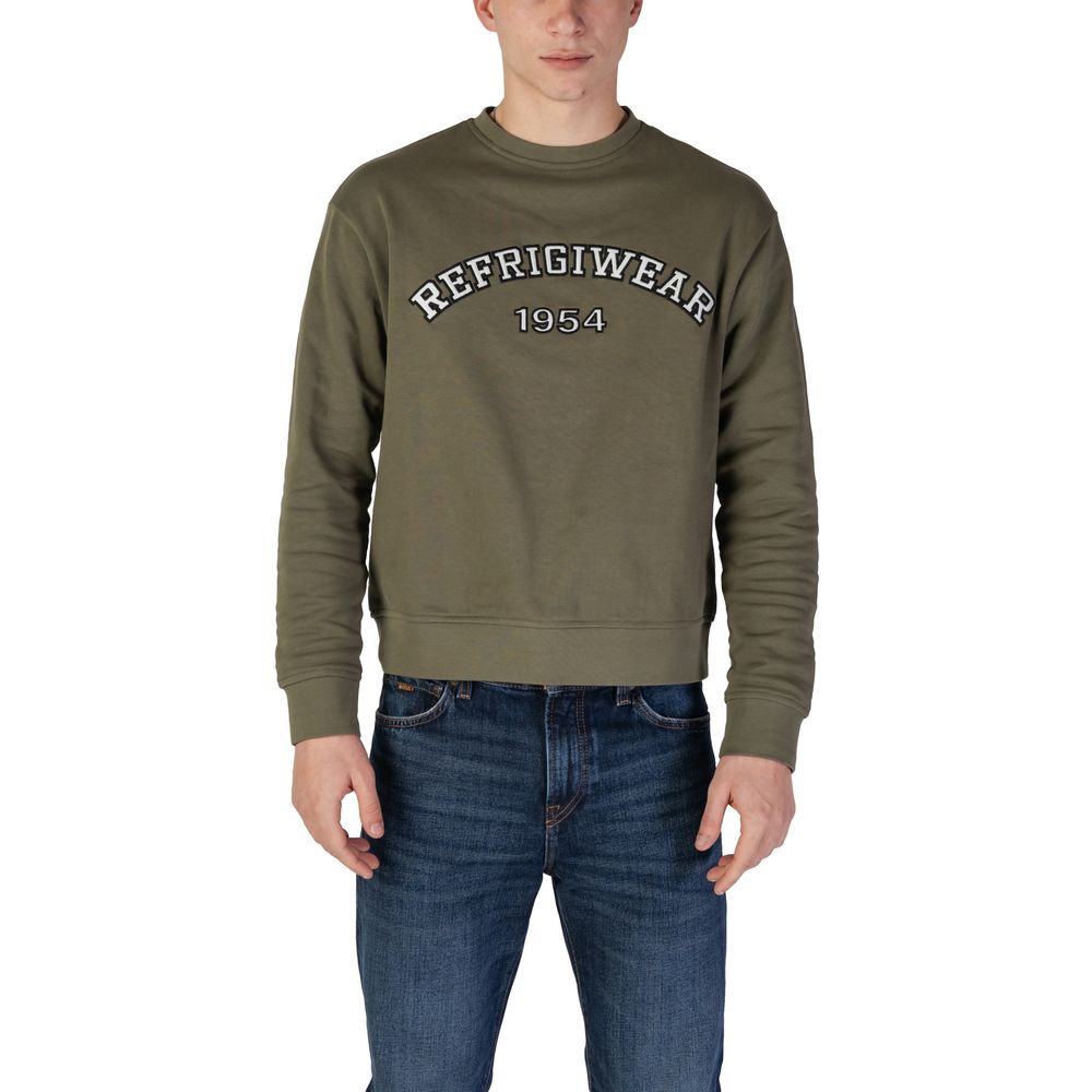 Refrigiwear Grüner Baumwoll-Sweatshirt