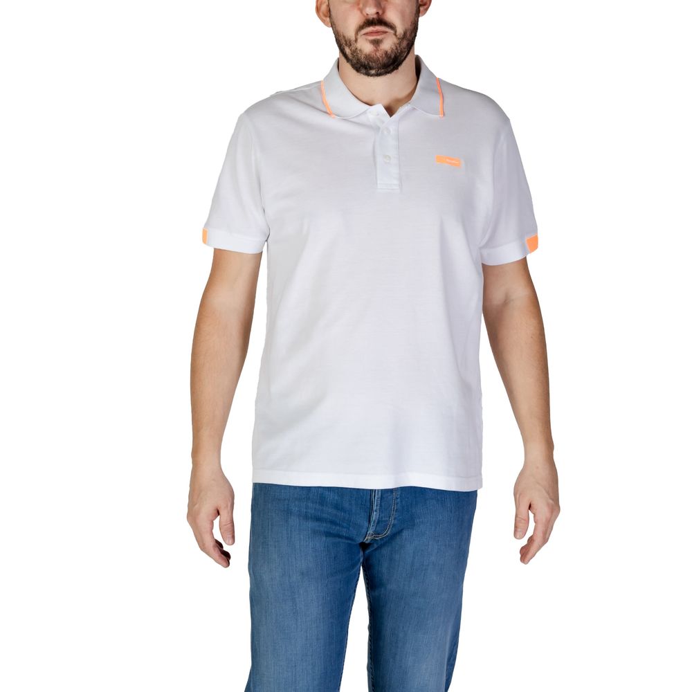 Refrigiwear Weißes Poloshirt aus Baumwolle