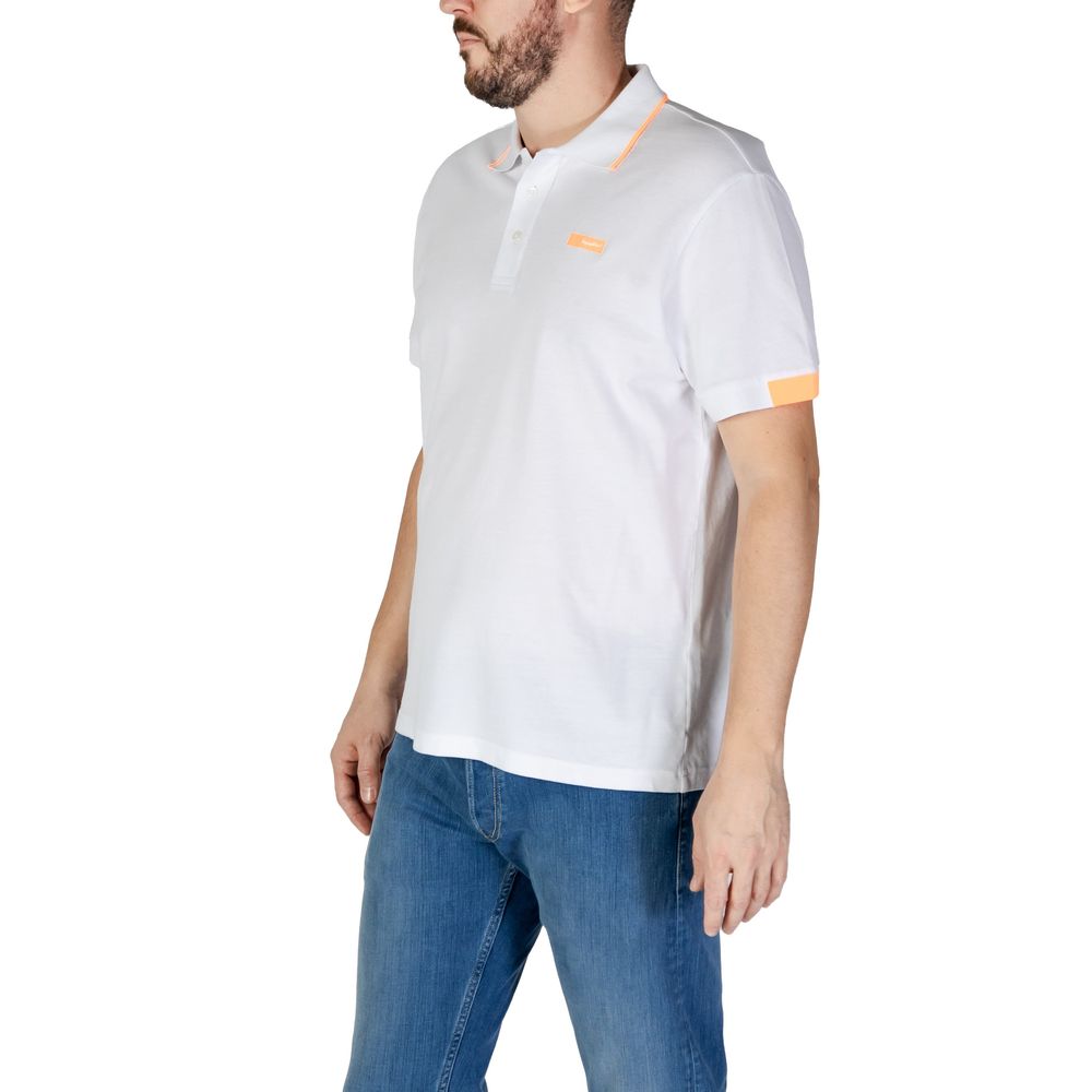 Refrigiwear Weißes Poloshirt aus Baumwolle
