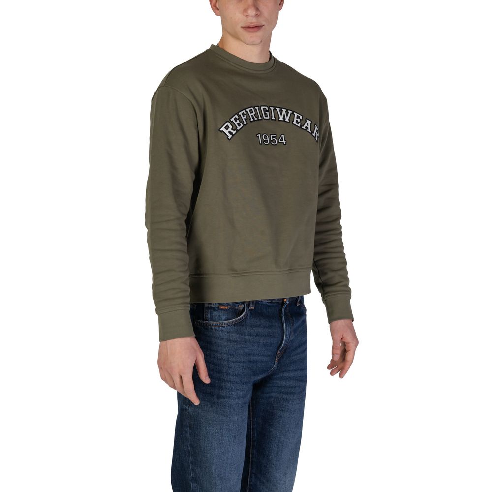 Refrigiwear Grüner Baumwoll-Sweatshirt
