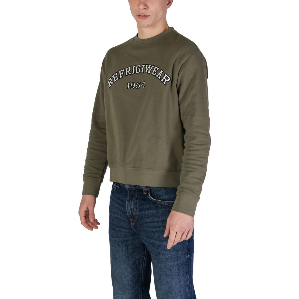 Refrigiwear Grüner Baumwoll-Sweatshirt