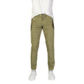 Refrigiwear Grüne Baumwoll-Freizeithose