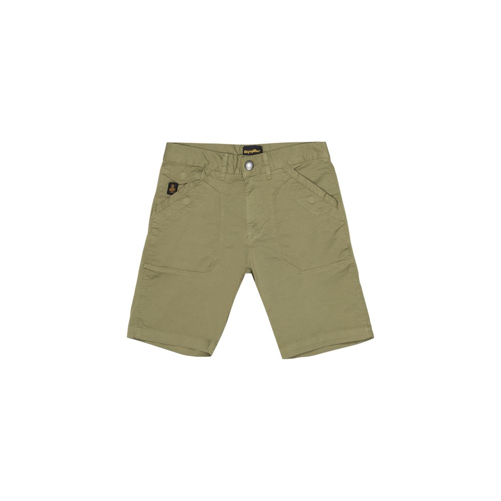 Refrigiwear Grüne Baumwoll-Bermudashorts