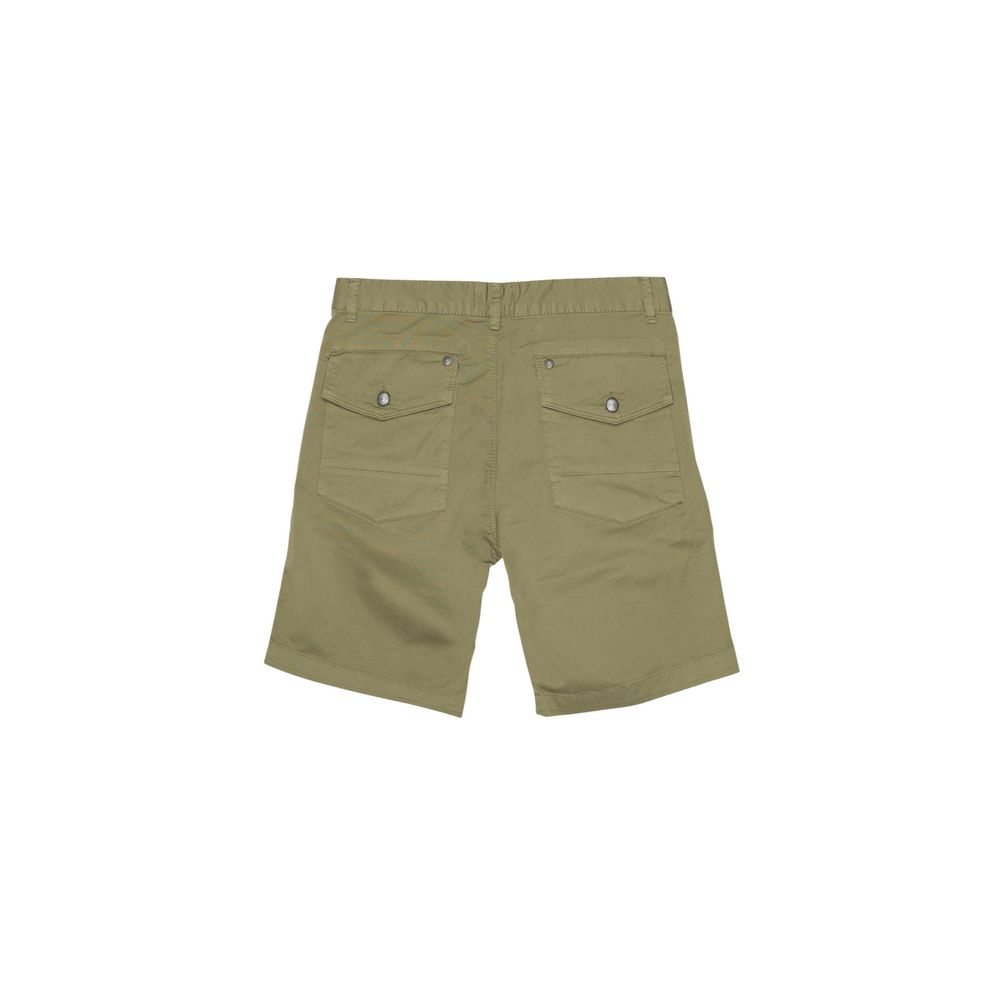 Refrigiwear Grüne Baumwoll-Bermudashorts