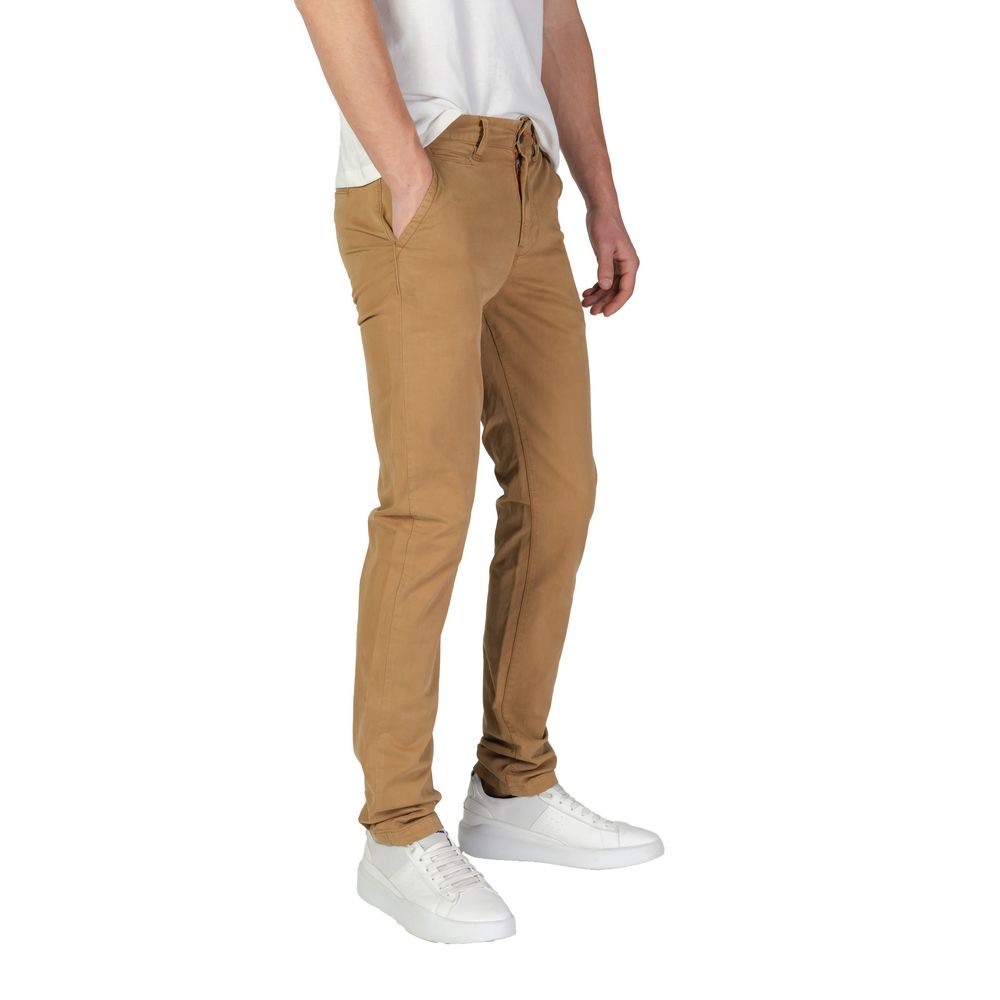Superdry Beige Baumwoll Skinny Hose