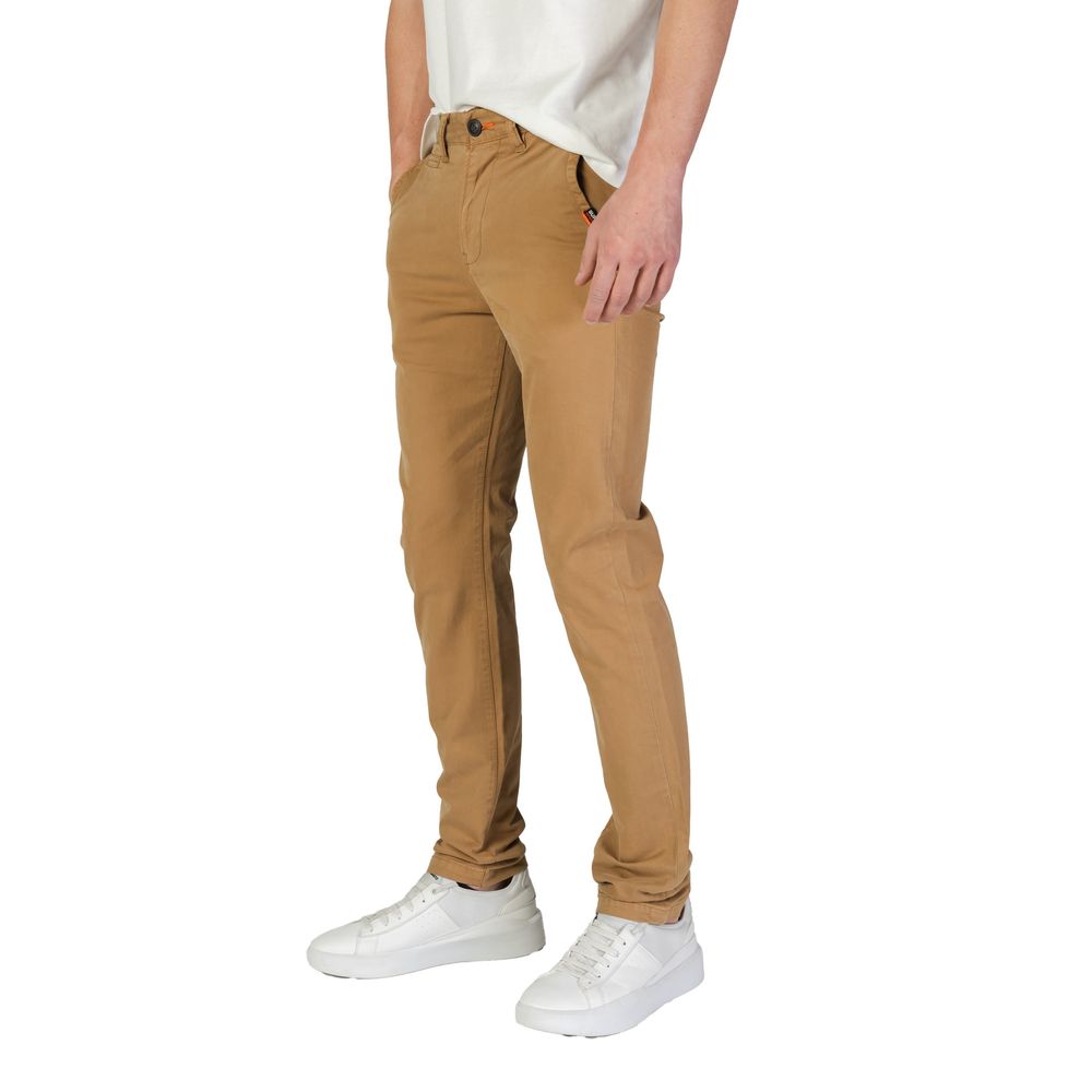 Superdry Beige Baumwoll Skinny Hose