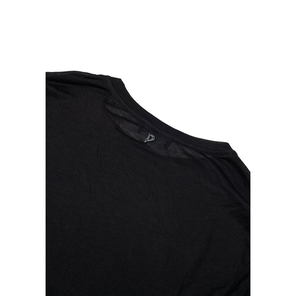 Dondup Schwarzes T-Shirt aus Viskose