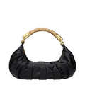 Balmain Schwarze Lederhandtasche