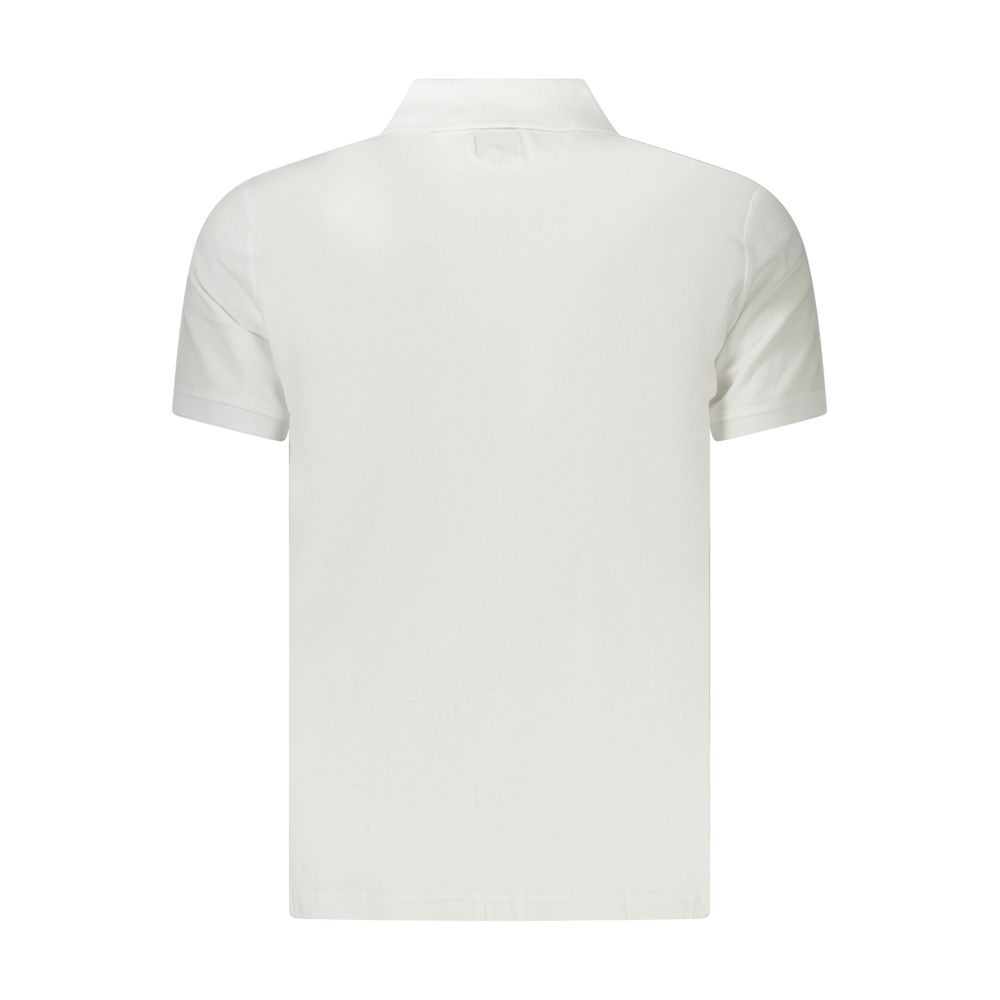 U.S. Grand Weißes Herren-Poloshirt aus Baumwolle