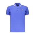 U.S. Grand Blaues Baumwoll-Poloshirt für Herren