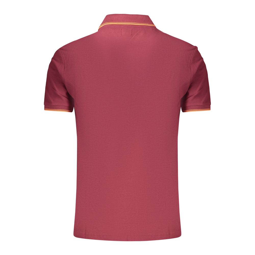 U.S. Grand Rosso Baumwoll-Poloshirt für Herren
