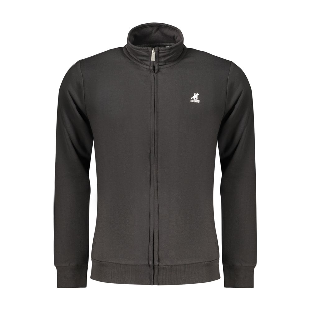 U.S. Grand Schwarzer Baumwoll-Sweatshirt