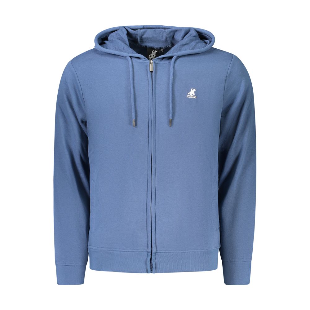 U.S. Grand Blaues Baumwoll-Sweatshirt für Herren