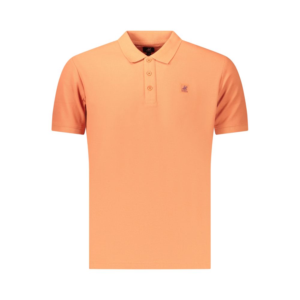 U.S. Grand Orange Baumwoll-Poloshirt für Herren