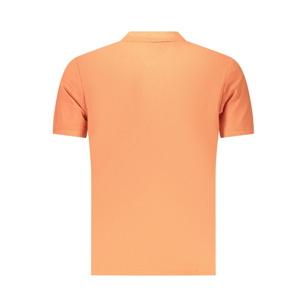 U.S. Grand Orange Baumwoll-Poloshirt für Herren