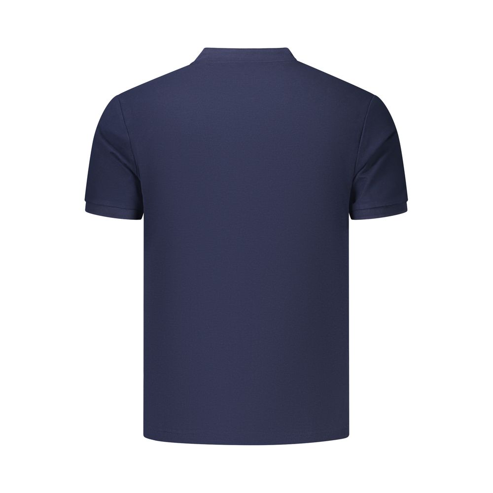 U.S. Grand Blaues Baumwoll-Poloshirt für Herren
