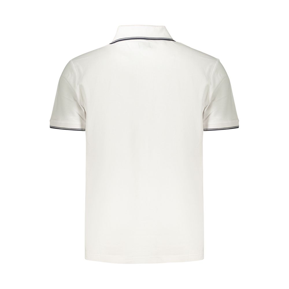 U.S. Grand Weißes Herren-Poloshirt aus Baumwolle