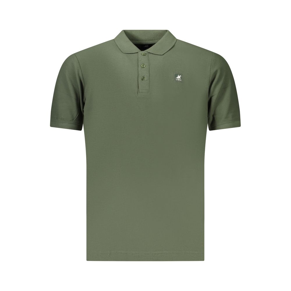 U.S. Grand Grünes Herren-Poloshirt aus Baumwolle