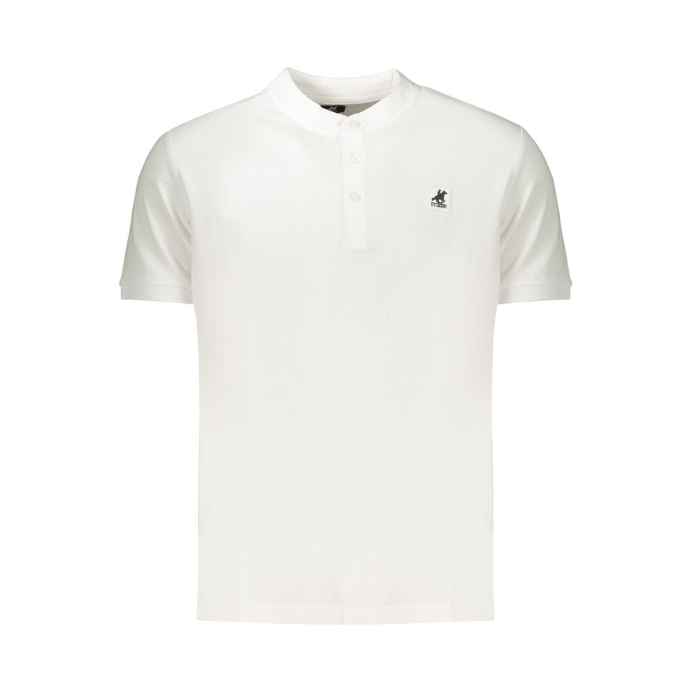 U.S. Grand Weißes Herren-Poloshirt aus Baumwolle