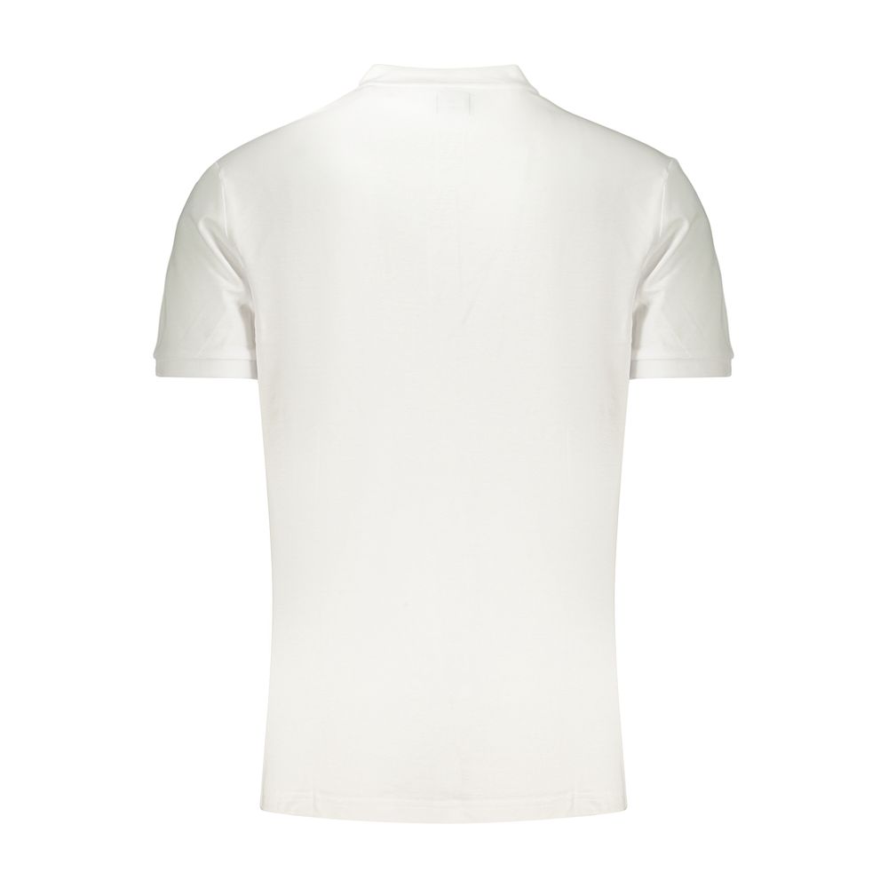 U.S. Grand Weißes Herren-Poloshirt aus Baumwolle