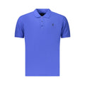 U.S. Grand Blaues Baumwoll-Poloshirt für Herren
