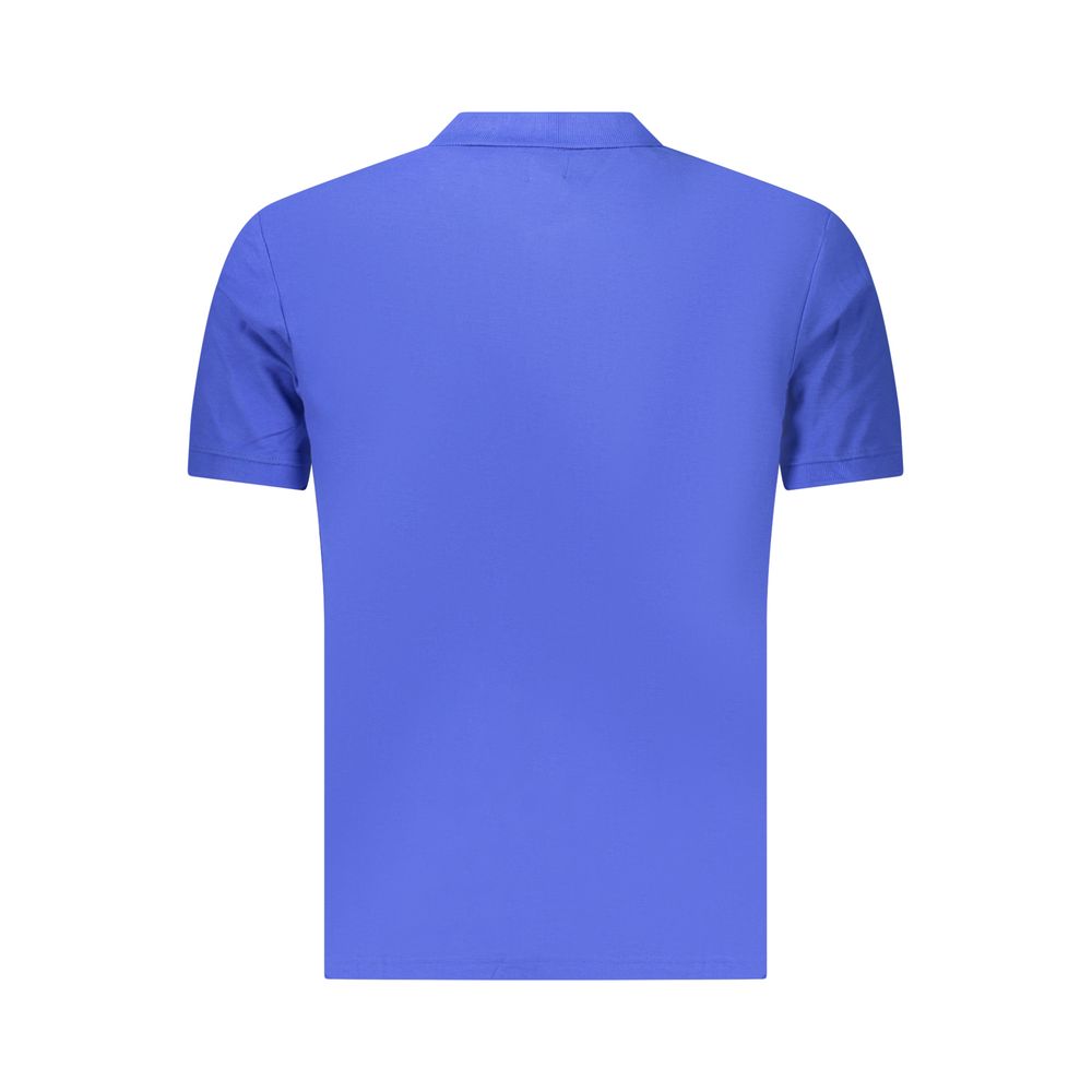 U.S. Grand Blaues Baumwoll-Poloshirt für Herren